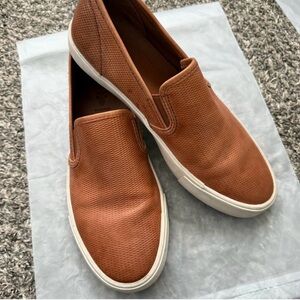 Frye Tan Slip-On Loafers
